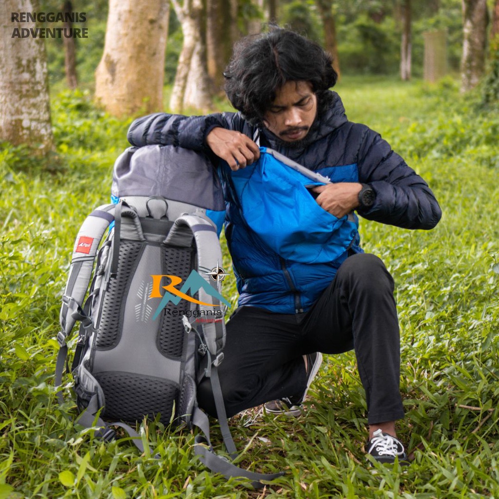 Tas Ransel Carrier AREI Atmos 60 LITER Tas Hiking Mendaki