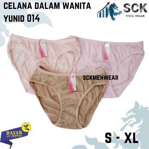 [ISI 3] CD Wanita YUTIND 014 Warna Muda / Celana Dalam Bahan Katun Lembut Yutind art. 014 / Pakaian Dalam - sckmenwear GROSIR