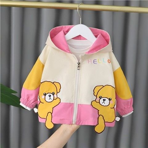 AH20 NEW Jaket bayi dan anak motif bear hello premium quality