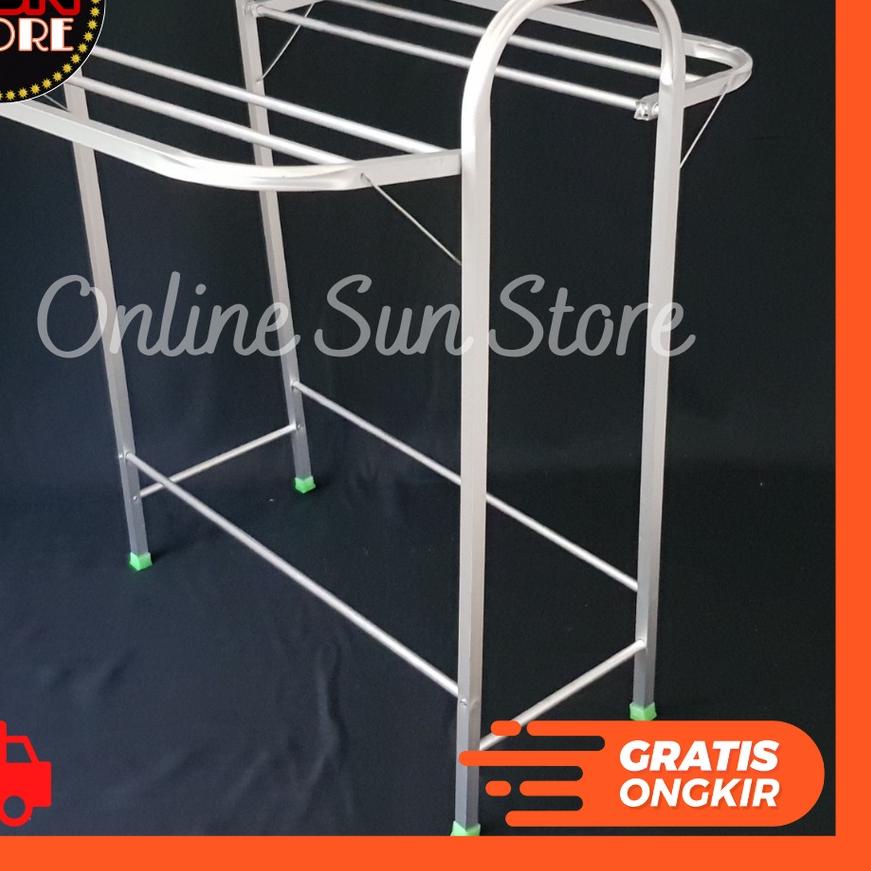 ☂ [ COD ] Jemuran Handuk Aluminium praktis ekonomis murah Surabaya gantungan pakaian ringan sayap ™