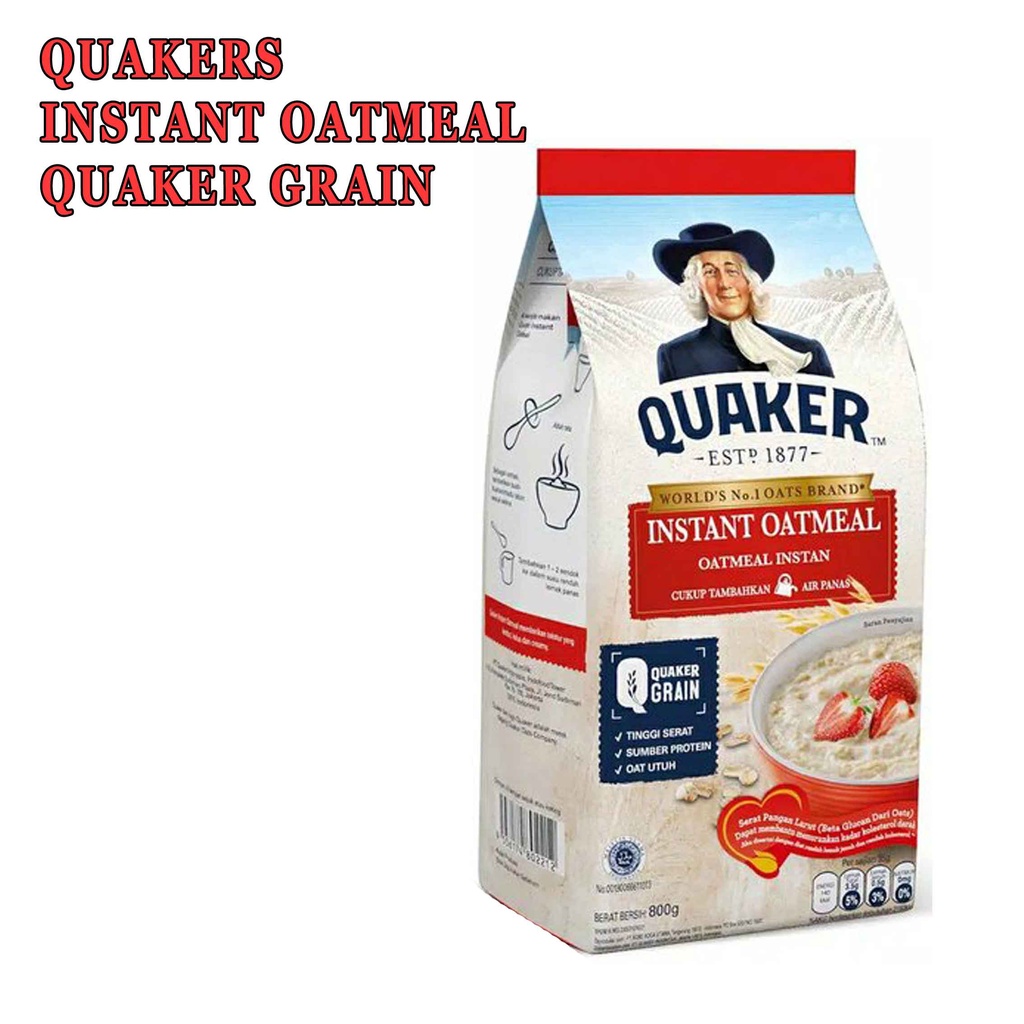 OATMEAL 800g* QUAKERS OATS INSTANT* QUAKER GRAIN