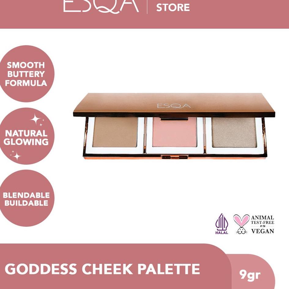 ☼ ESQA Trio Goddess Cheek Palette - Aphrodite ℗