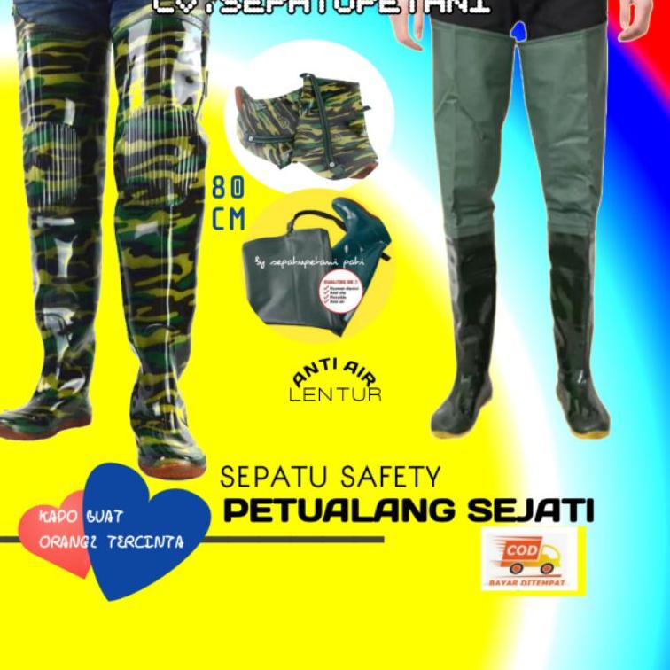 NEW STOCK Sepatu Boot Boots But Karet Pria Wanita Dewasa Sawah Petani Nelayan Rawa Ladang Kebun Pasa