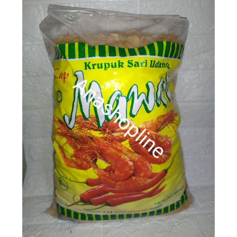 

Kerupuk Udang Cap Mawar Lombok 5kg / snack / condiment