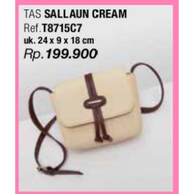 Tas sallaun cream Sophie Martin Paris