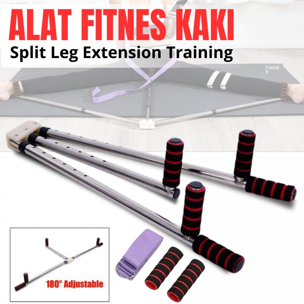 Alat Fitness Peregang Latihan Otot Kaki Split Leg Extension Training