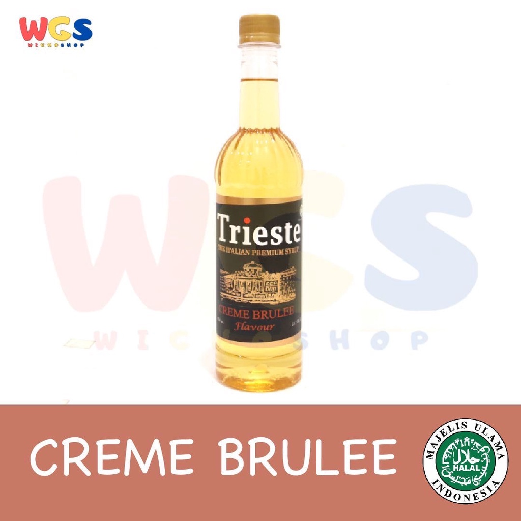 Trieste Premium Syrup Creme Brulee Flavoured 650 ml