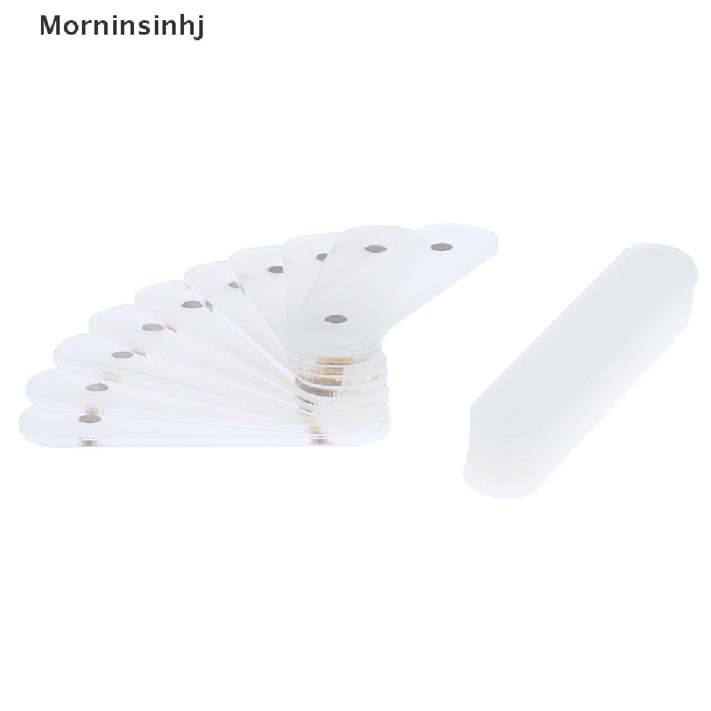 Mornin 10Pcs Nail Art Tips Stik Pajangan Kuku Strip Akrilik Praktek Palet Manicure id