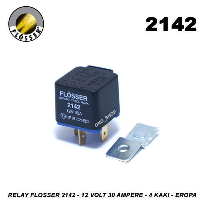 Terlaris Relay Flosser 12 Volt 20/30 Ampere 4 Kaki 2142 Eropa