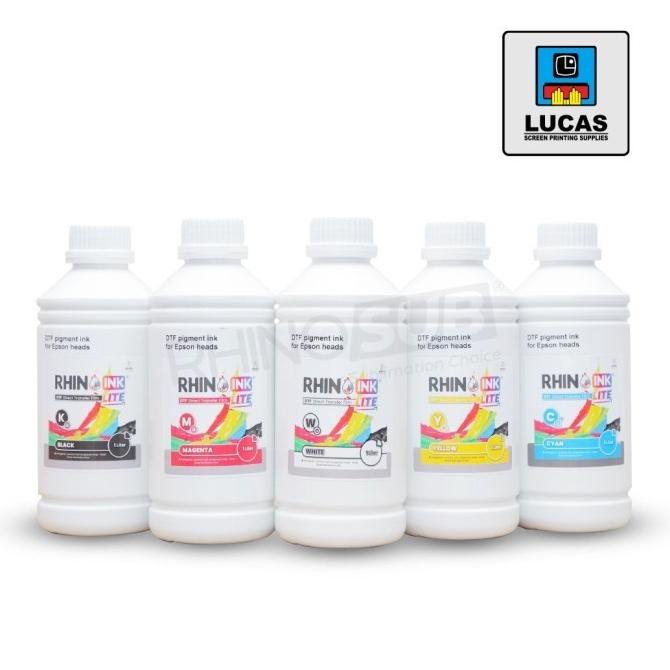 

Rhino Ink Tinta DTF A3 Lite / Light - CMYK / Warna Separasi
