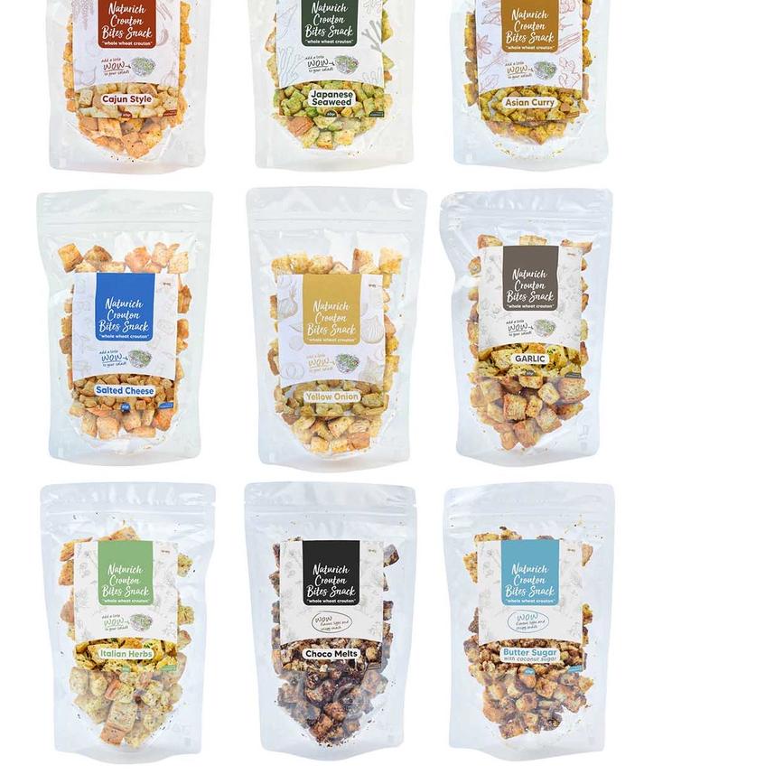 

♠ Buy 1 Get 1 Simply Premium Crouton Bites Snack 60 Gr ☉