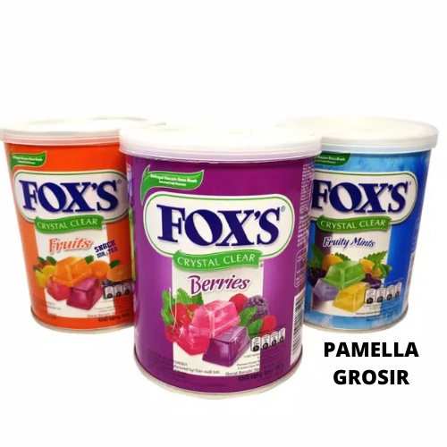 

PERMEN FOX KEMASAN KALENG 180 GR