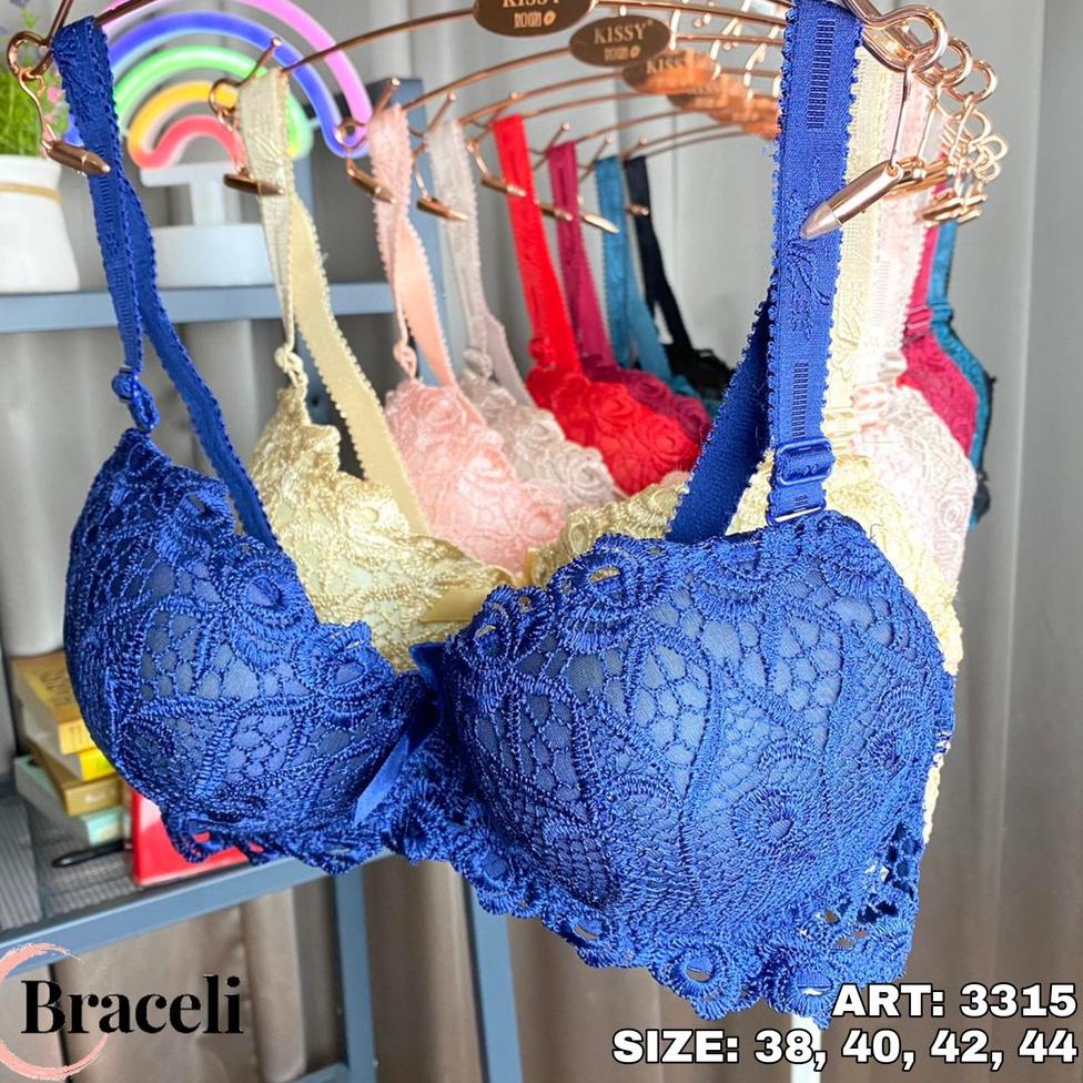 SIAP KIRIM BRA Jumbo Kawat Busa Tebal | Push Up Bra Braceli Art 3315