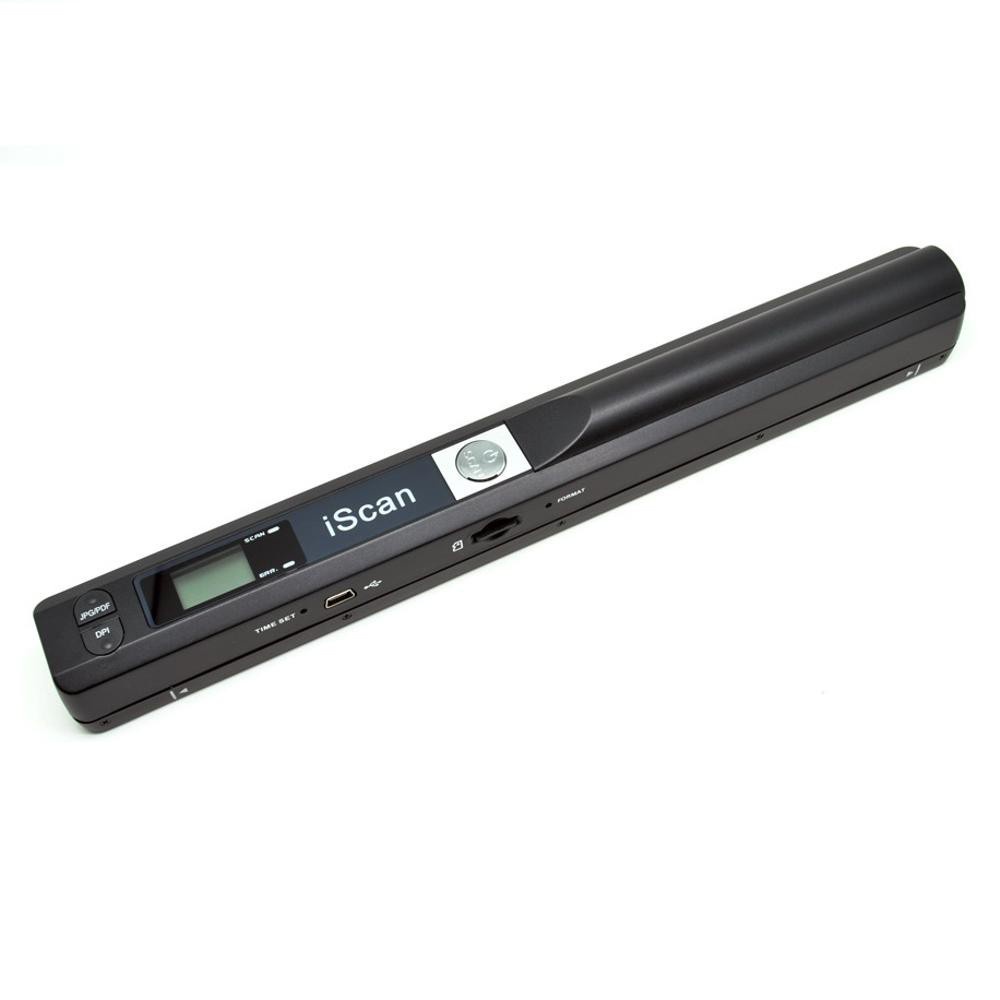 ISCAN01 900DPI Portable Scanner Full Color High Speed LCD Screen