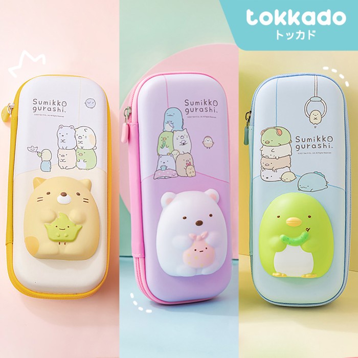 

BISA COD TOKKADO Sumikko Gurashi Squishy Pencil Case Original Kotak Pensil Lucu
