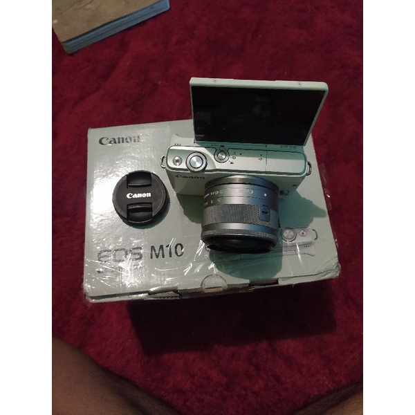 Canon M10 mirrorless putih