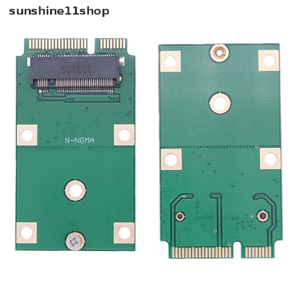 Sho MINI PCI-E 3.0 SSD To NGFF M.2 SATA Interface Adapter Card Kartu Konverter Adaptor PCIE MINI N