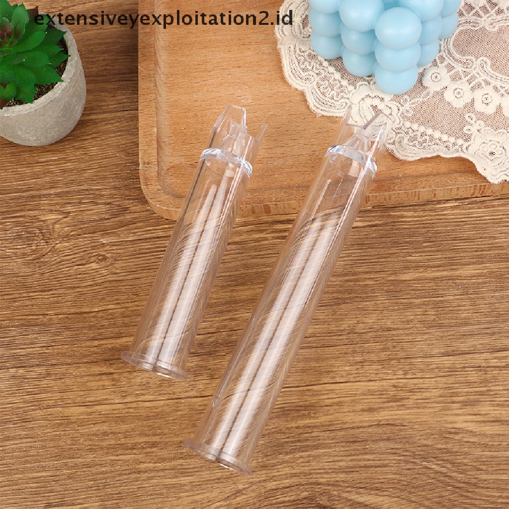 {NEW} 1pc Cetakan Silinder Tiang Panjang Kerajinan Membuat Alat Cetakan Lilin Kedelai DIY.