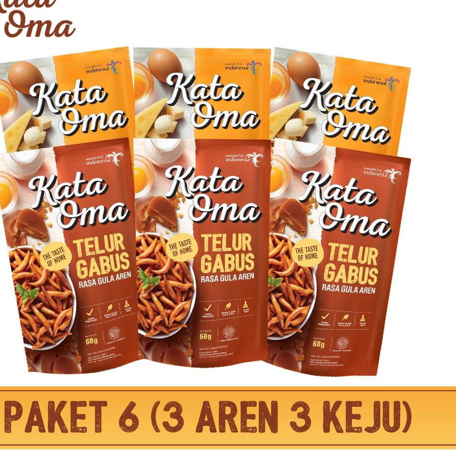 

▲ Kata Oma Telur Gabus Paket Isi 6 ❈