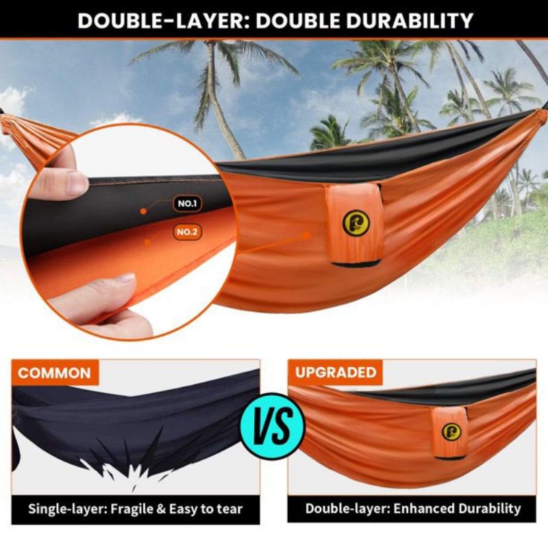 Hammock dobel  / Hammock 2 layer / Ayunan outdoor beban maksimal 250kg