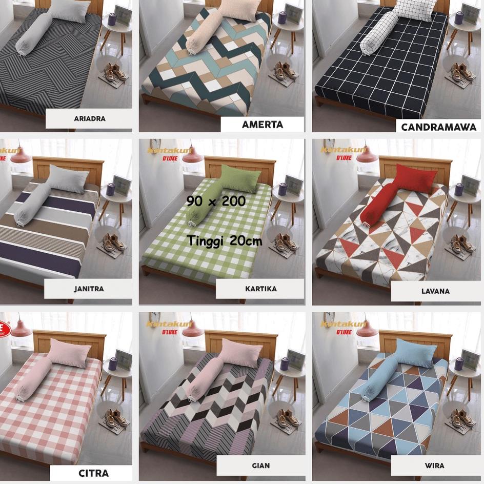 ✺ Sprei Kintakun Tinggi 20 cm Uk.90 x 200 ۩