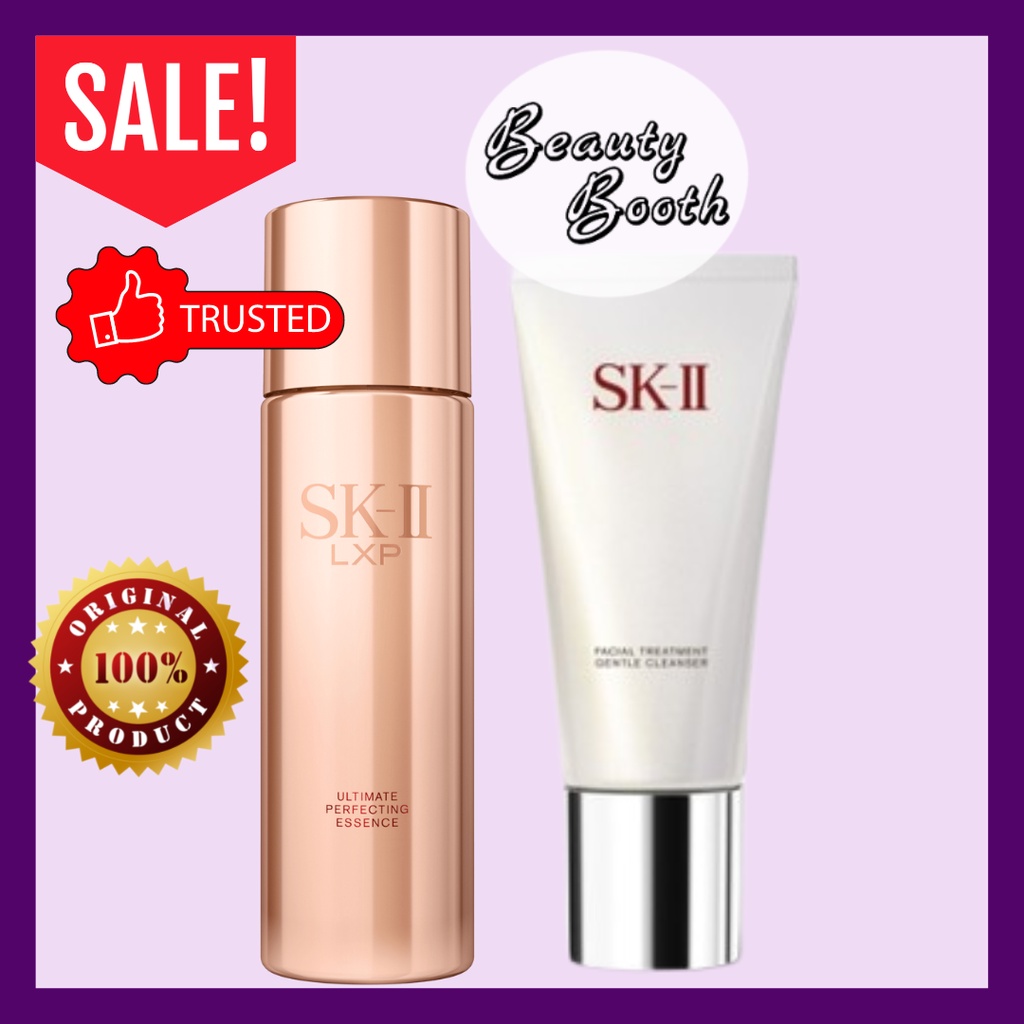 SK-II SKII SK2 LXP Essence 150ml + Cleanser 120gr