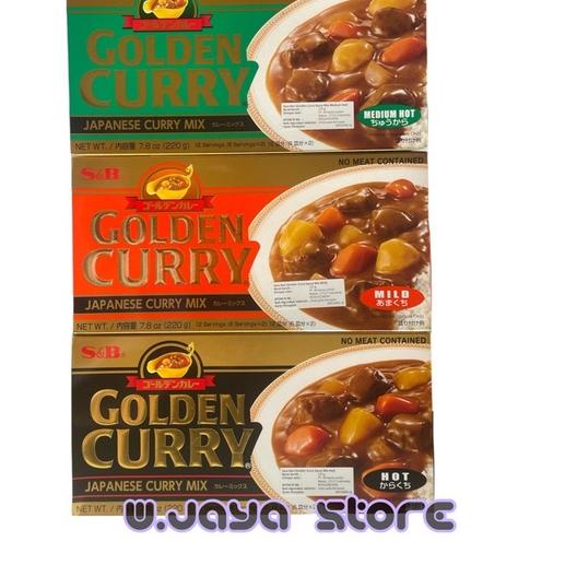 

♫ SnB Golden Curry Sauce Mix- Bumbu Saus Kari 220gr Jepang ☊