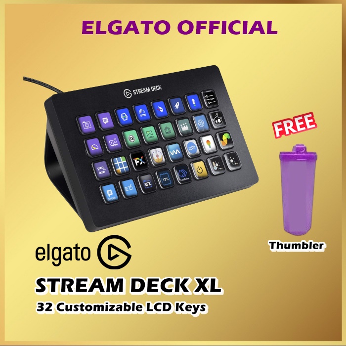 Elgato Stream Deck XL Stream Control with 32 Customizable LCD Keys