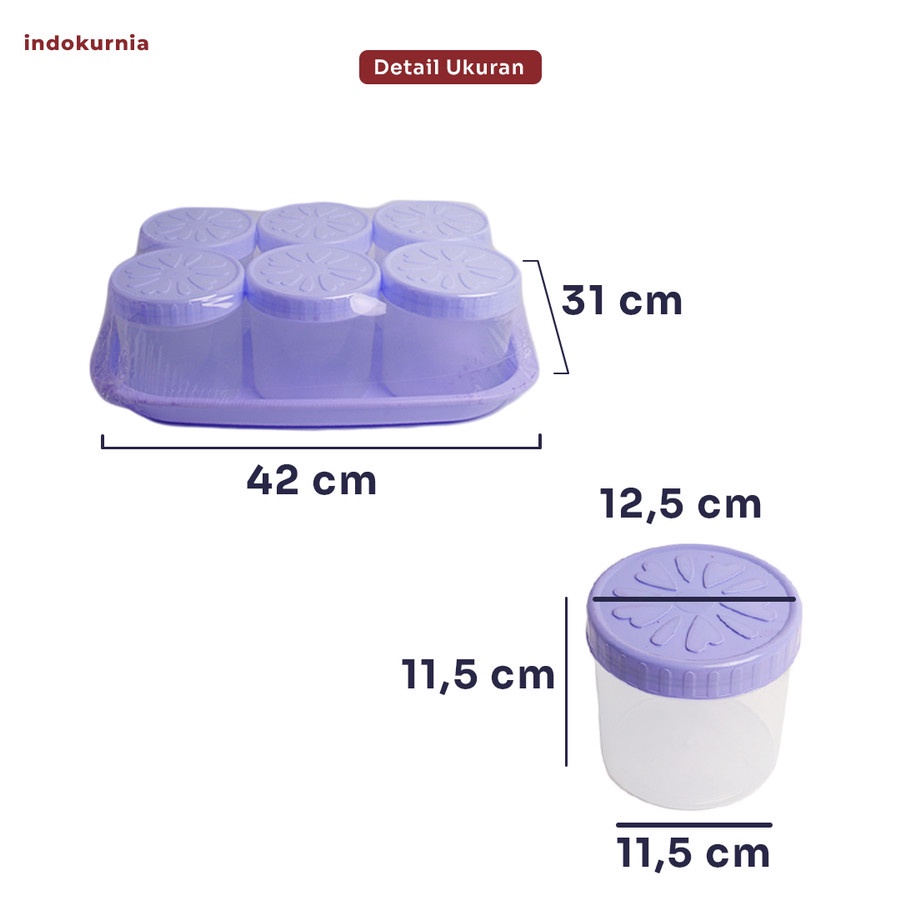 IK - TOPLES NAMPAN SET CALIFORNIA 1.2 LITER PASTEL MACARON TERMURAH