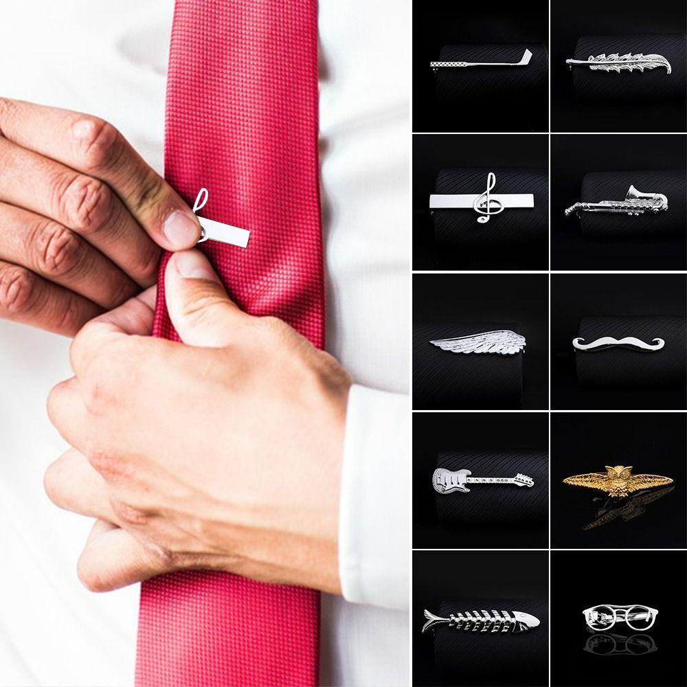 R-flower Tie Clip Bentuk Kreatif Serbaguna Yang Dipersonalisasi Modis Untuk Pria Wanita Tie Pin