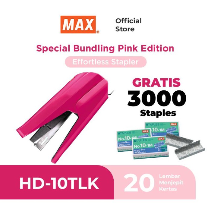 

Best Seller Max Stapler Hd-10Tlk Pink