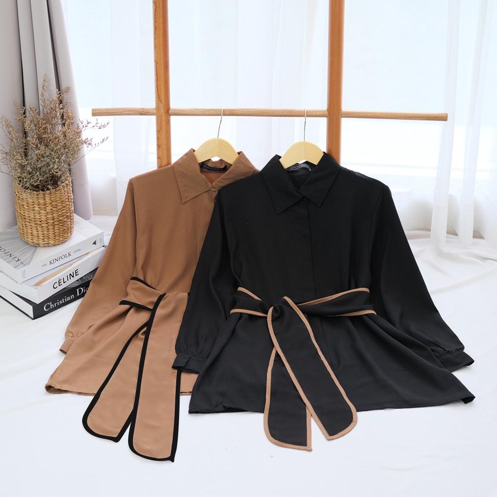 MENARIK Bigissimo - Helvetia Blouse | Atasan Blouse Big Size Jumbo