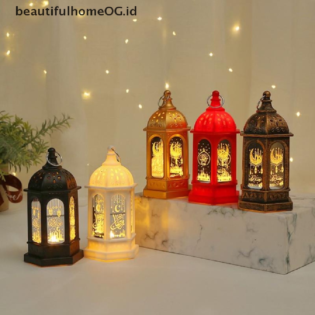 // Beautifulhomeog.id// Eid Mubarak Lampu String LED Dekorasi Ramadhan Untuk Home Islamic Muslim Decor **