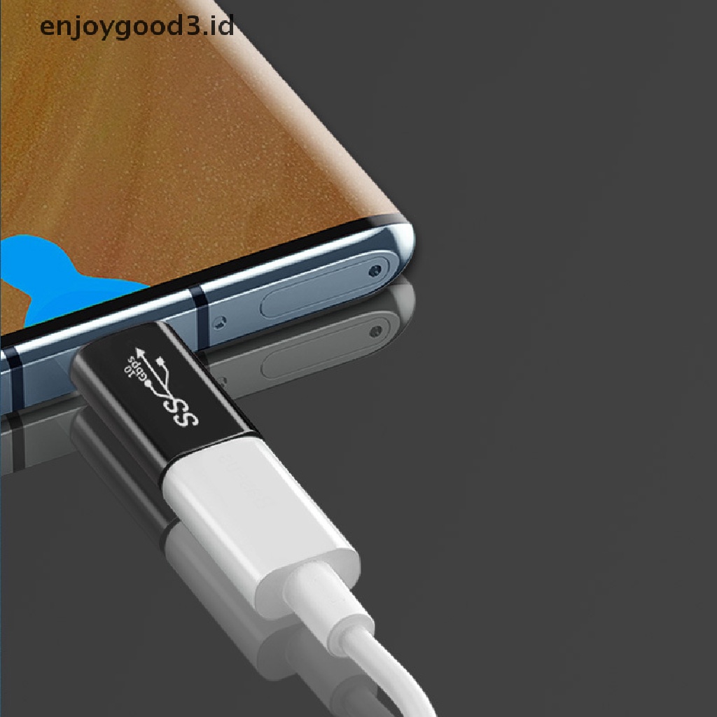 【 Rready Stock 】 Type C Male / Female to Female Adapter TypeC Video Audio Conventer Data Tranfering OTG Converter Adapter Fast Charging Connector （ ID ）