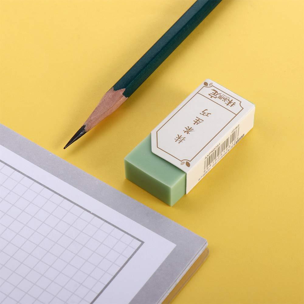 Lanfy Pencil Erasers Dustless Traceless Crumbless Membuat Alat Lap Sempurna Perlengkapan Koreksi Matcha Green Eraser