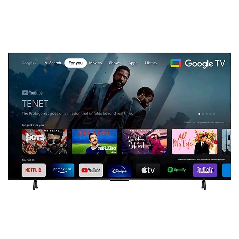 TCL 75P635 4K HDR TV 75 inch Smart Google &amp; Game Master TV