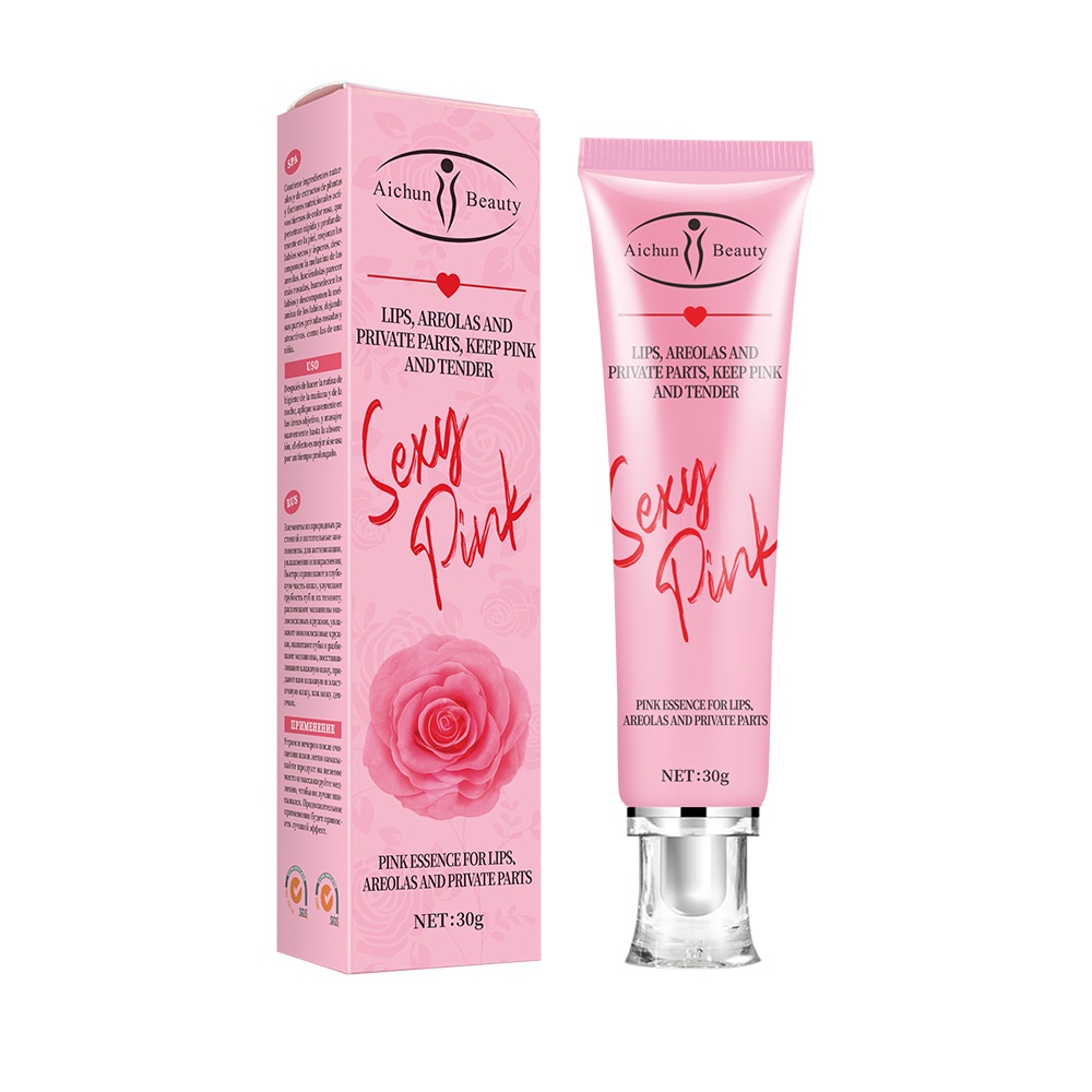 AICHUN Warm Gentle Pink Nenhong Cream 30Gr/Pemerah Bibir Dan Puting Miss V Pink Vagina Cream 100%Asli/Valid Pemutih Bagian Pribadi Esensi Krim Pemutih Selangkangan dan Miss V