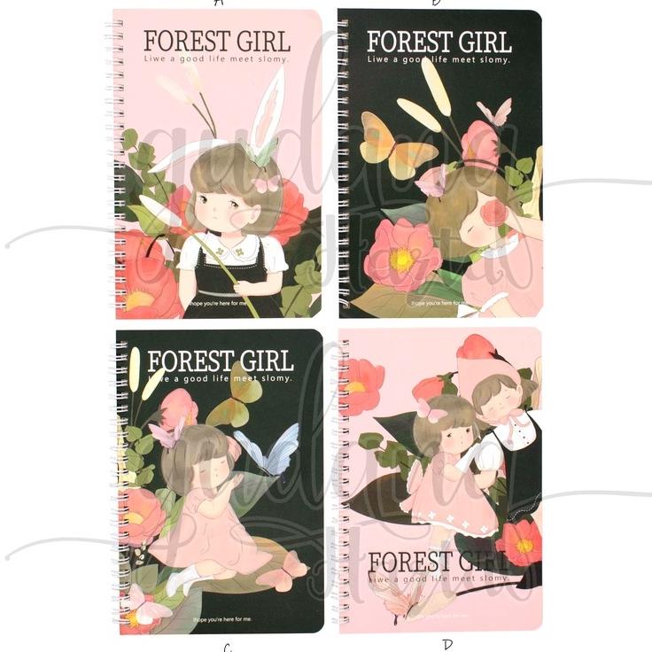

Z93 Notebook A5 Spiral Forest Girl Buku Motif Cewek Taman GH 308838 HOT PRODUCT ㊜