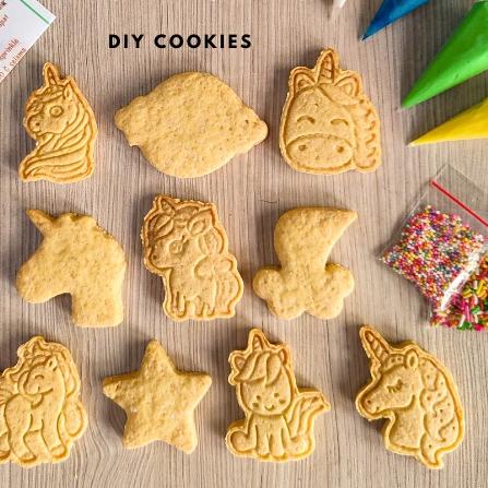 

Ω DIY COOKIES decorating kit unicorn mermaid - isi 10 ➦