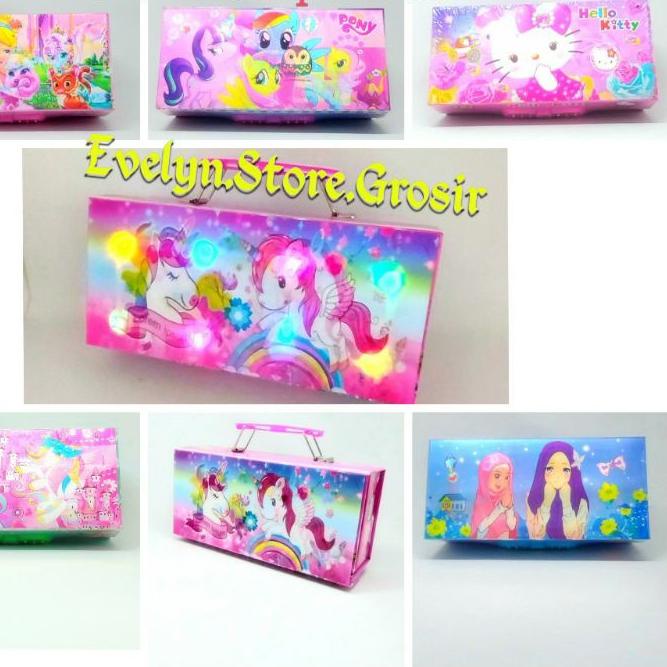 

Diskon | TD4 | KOTAK PENSIL KODE 3D ADA LAMPU LED karakter anak