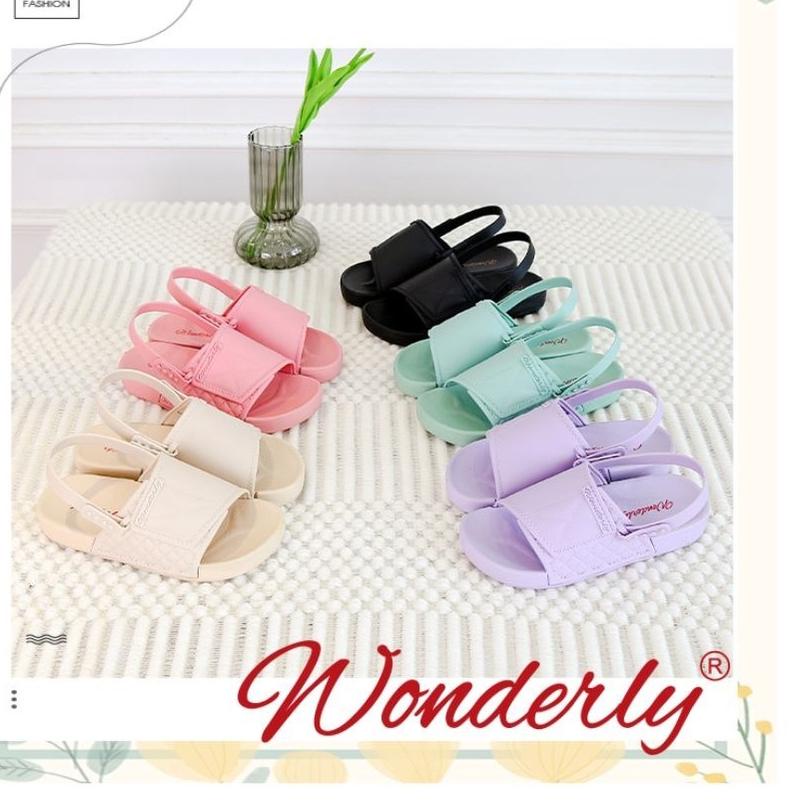 HARGA GROSIR 2027-2TG [WONDERLY] Sandal Anak Wanita 2 in 1 Jelly Sendal Anak Wanita Wonderly Sepatu 