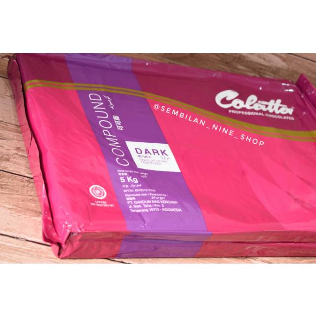 

✨NEW✨ -Colatta DARK COMPOUND 5 Kg Professional Chocolate Cokelat Coklat Hitam- 1.1.23