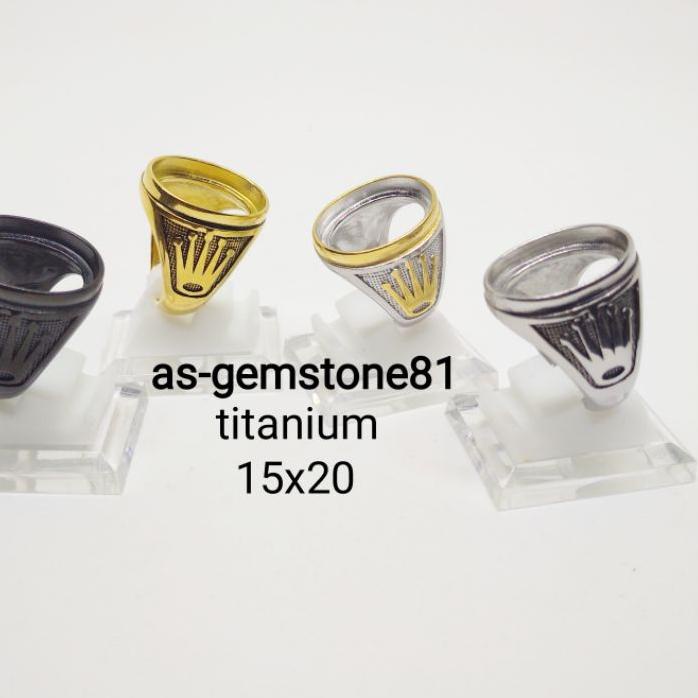 Import Terlaris Emban Cincin Ring |Titanium| 15x20 gas 