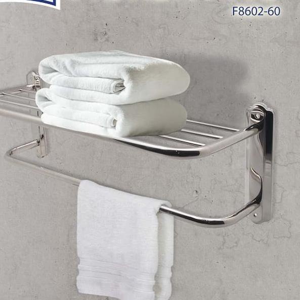 ☪ Rak Handuk 5 bar Stainless FIORENTINO 8602 - Gantungan Handuk 5 susun FIO Rack Towel Hanger /S15 ❇