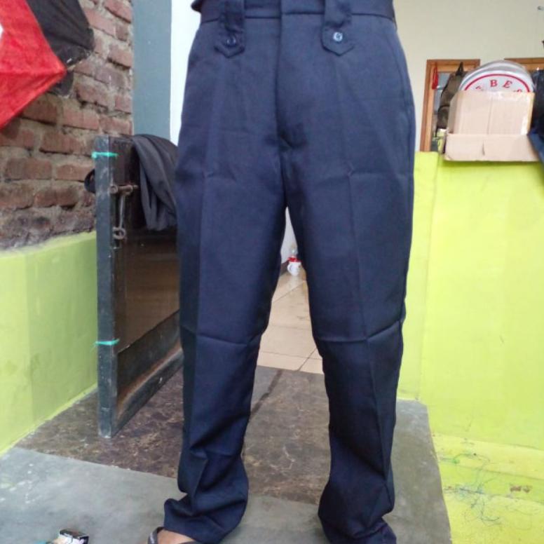 [KODE Q0SZE] celana PDH warna biru navy
