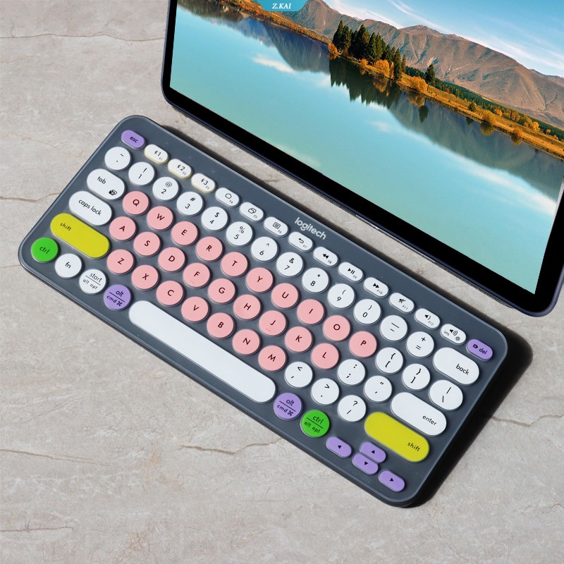 Logitech K380 keyboard Multi-device keyboard Portable ultra-Tipis Lembut Silikon film Pelindung [ZK]