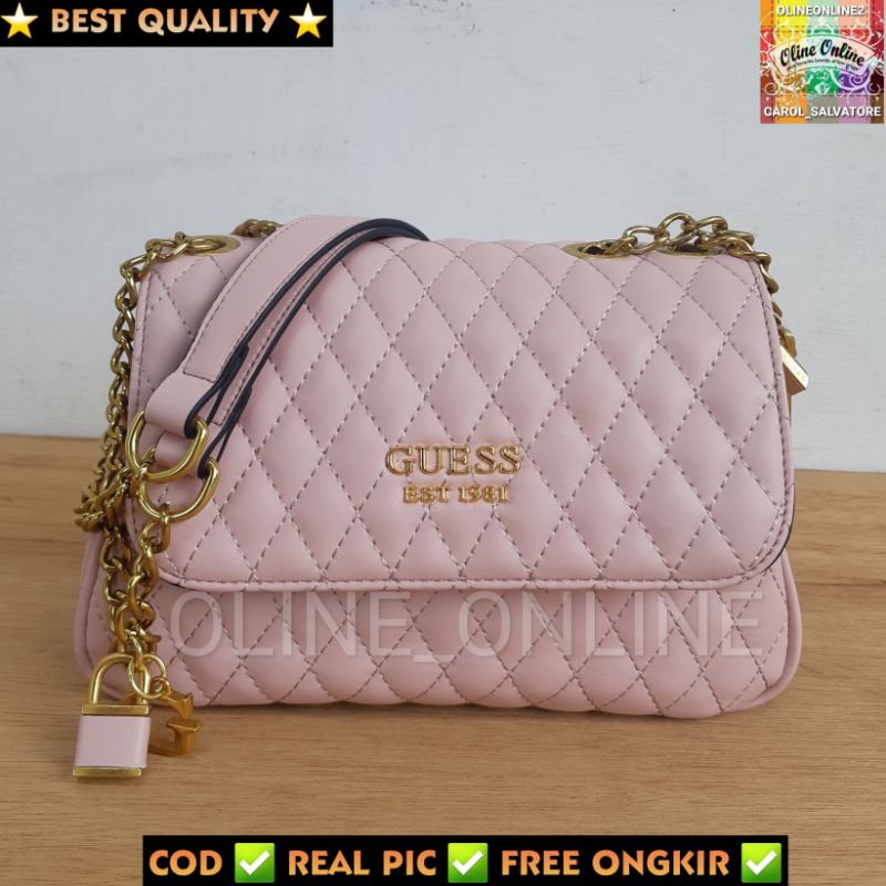 tas maila quilted women bag pink white black crossbody selempang tali panjang gb ciayumajakuningan cirebon indramayu majalengka tegal losari brebes READY STOCK COD INSTAN