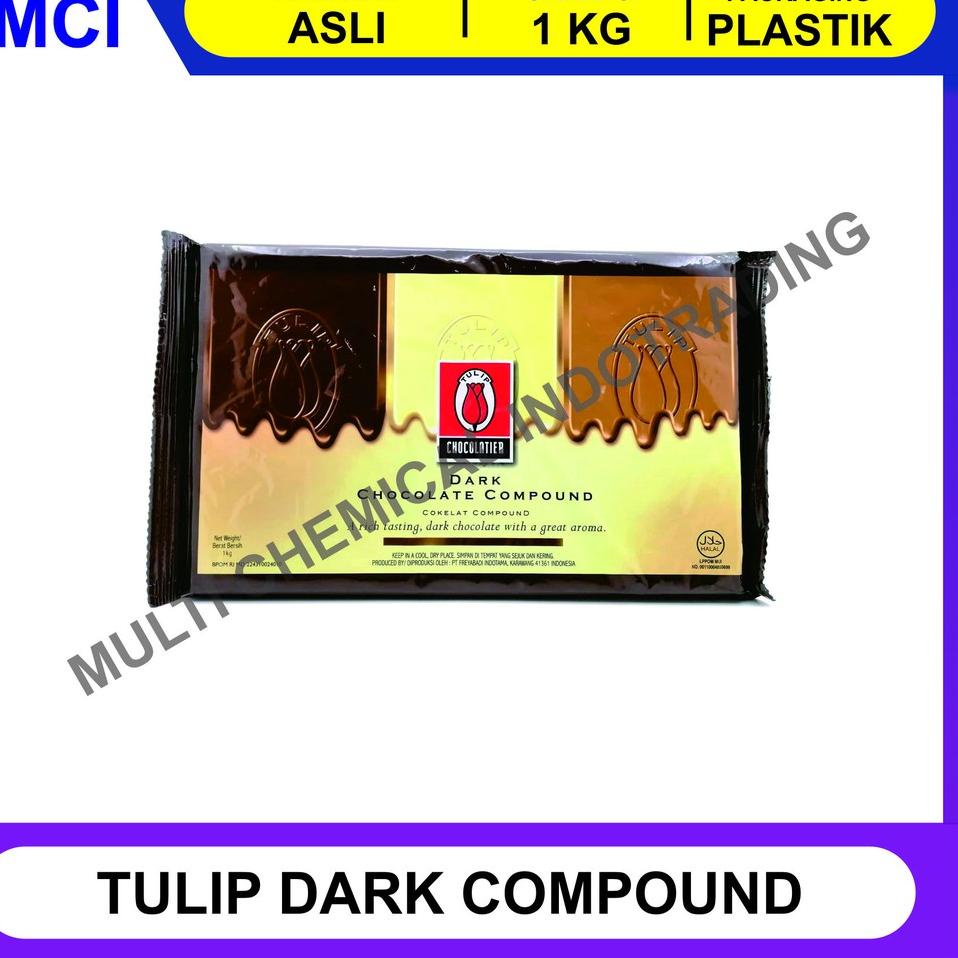 

☈ TULIP DARK CHOCOLATE COMPOUND 1 KG ❉
