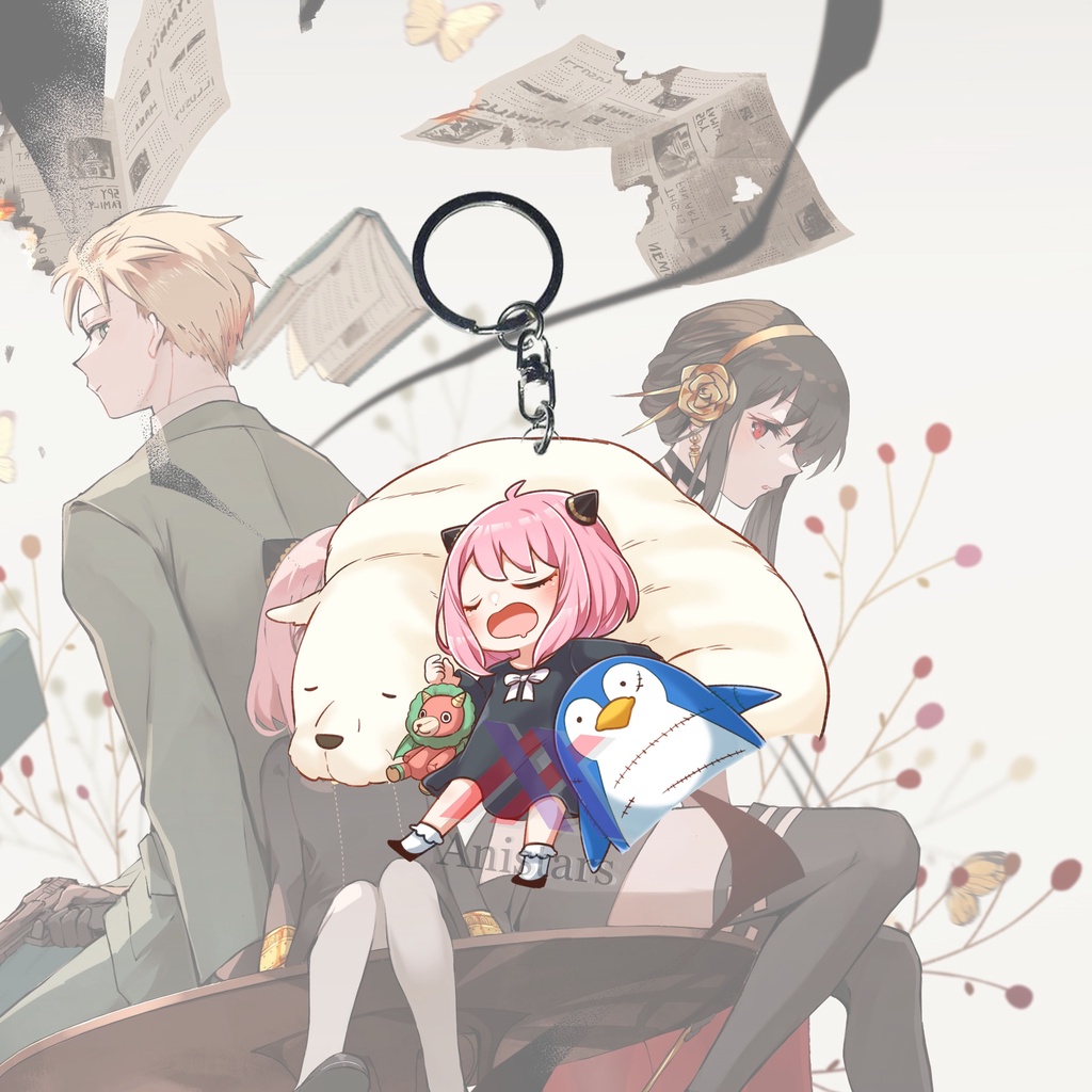 Gantungan Kunci Anime SpyXFamily Anya Forger 12 - Ganci - Key Chain - Anime - Game