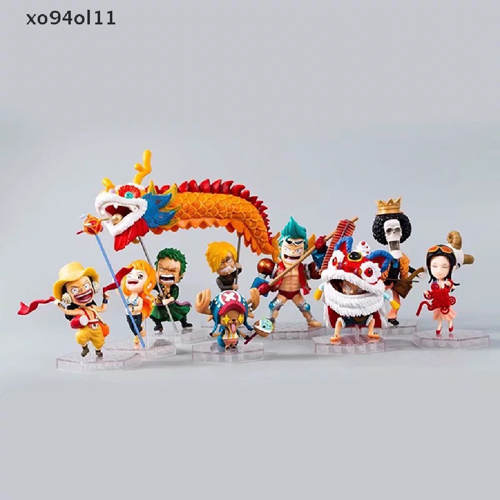 Xo 1Pc Little Anime One Piece Imlek Luffy Lion Custome Dragon Figure Mainan OL